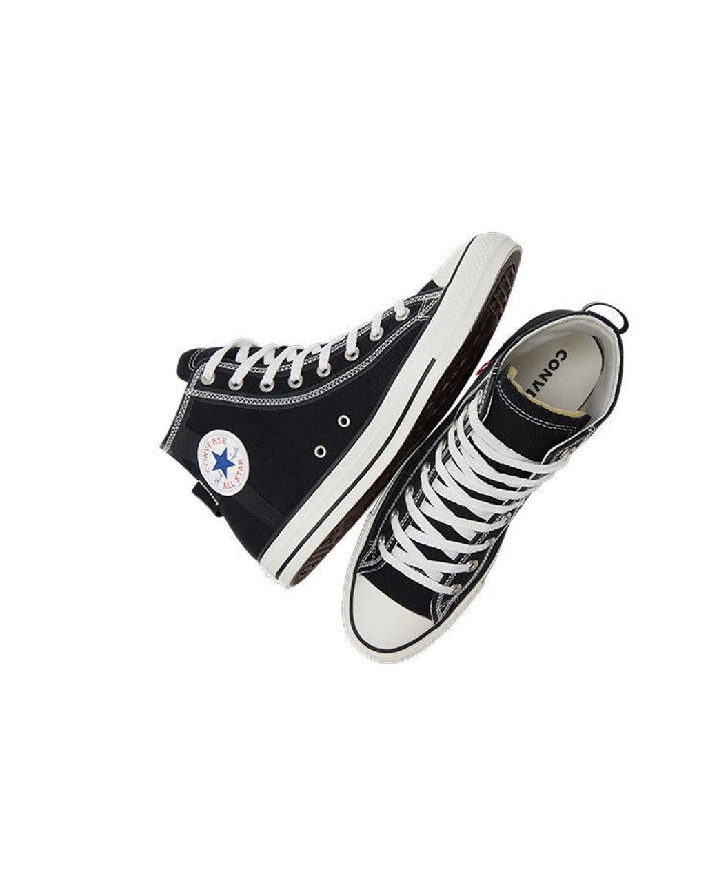 Converse Black Chuck Taylor All Star High 'Logo Tag for men