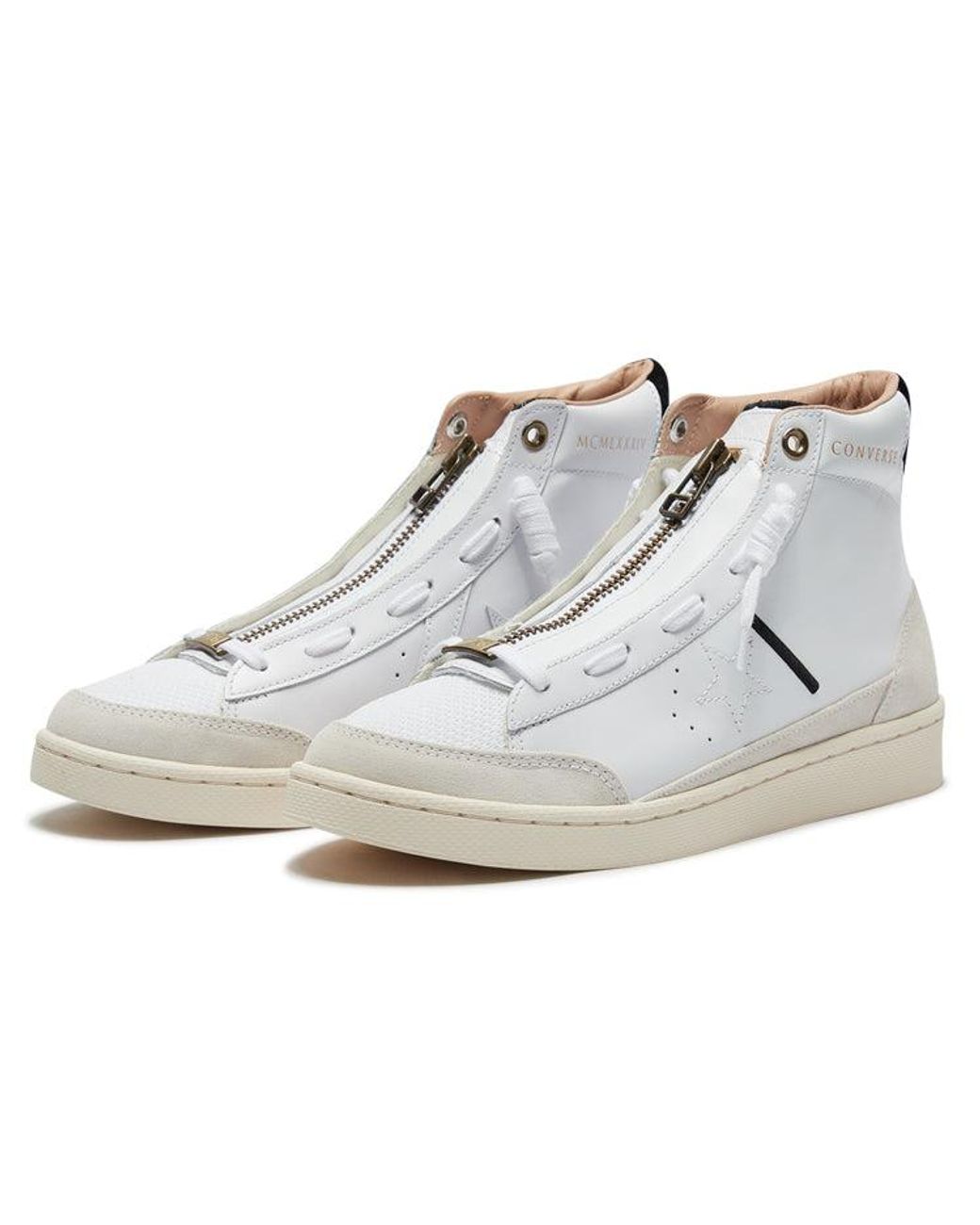 Converse White Ibn Jasper X Pro Leather Mid for men