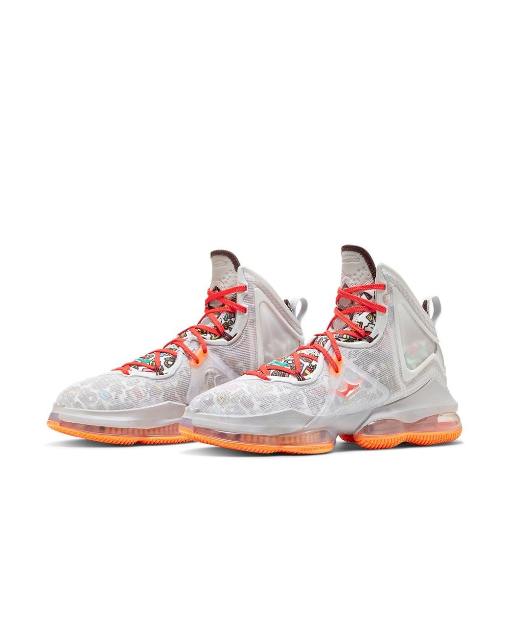 Nike White Lebron 19 Ep 'Fast Food' for men
