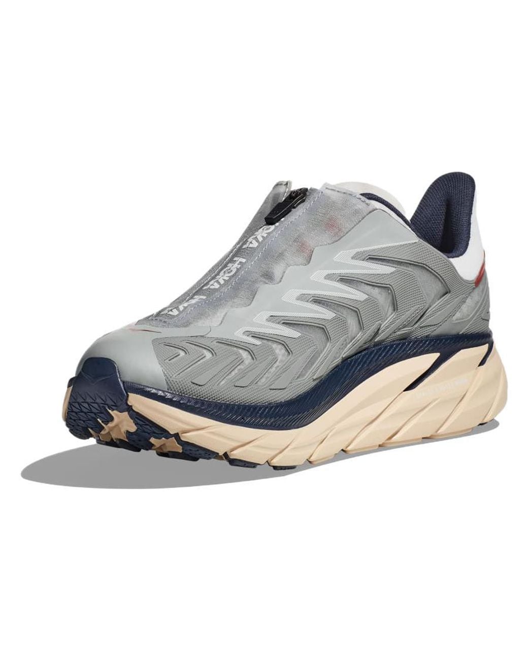 Hoka One One Gray Project Clifton Knitted Running for men