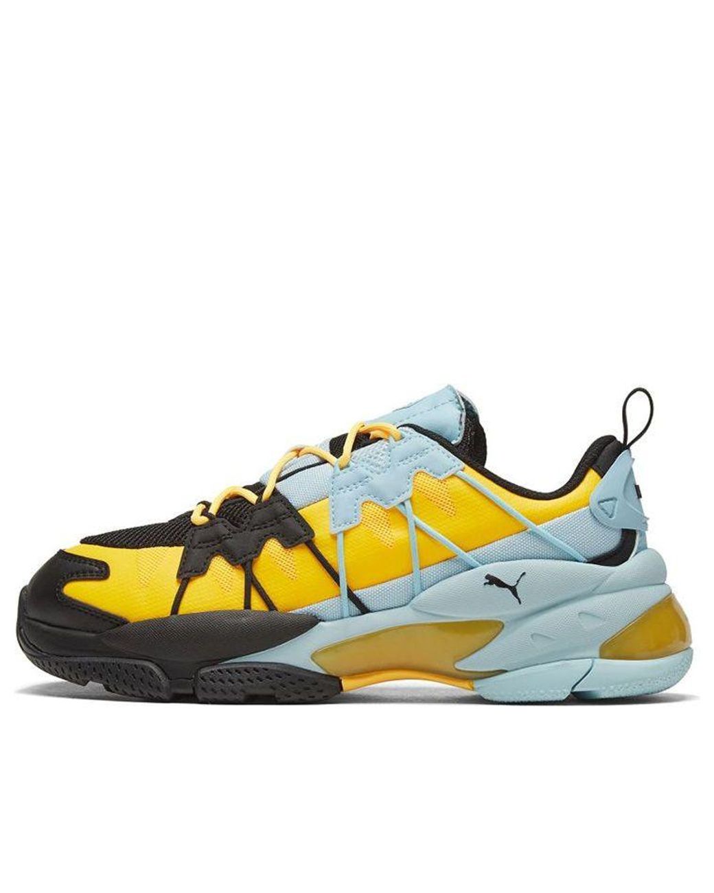 Conectado Búsqueda Sureste PUMA Lqdcell Omega Striped Knit 'black Ultra Yellow' for Men | Lyst