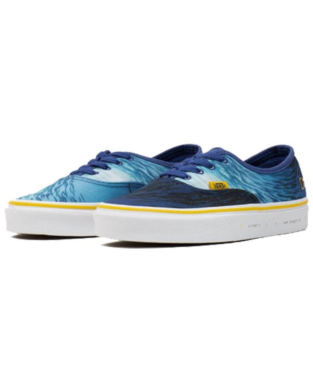 Vans Blue National Geographic X Authentic 'Ocean' for men