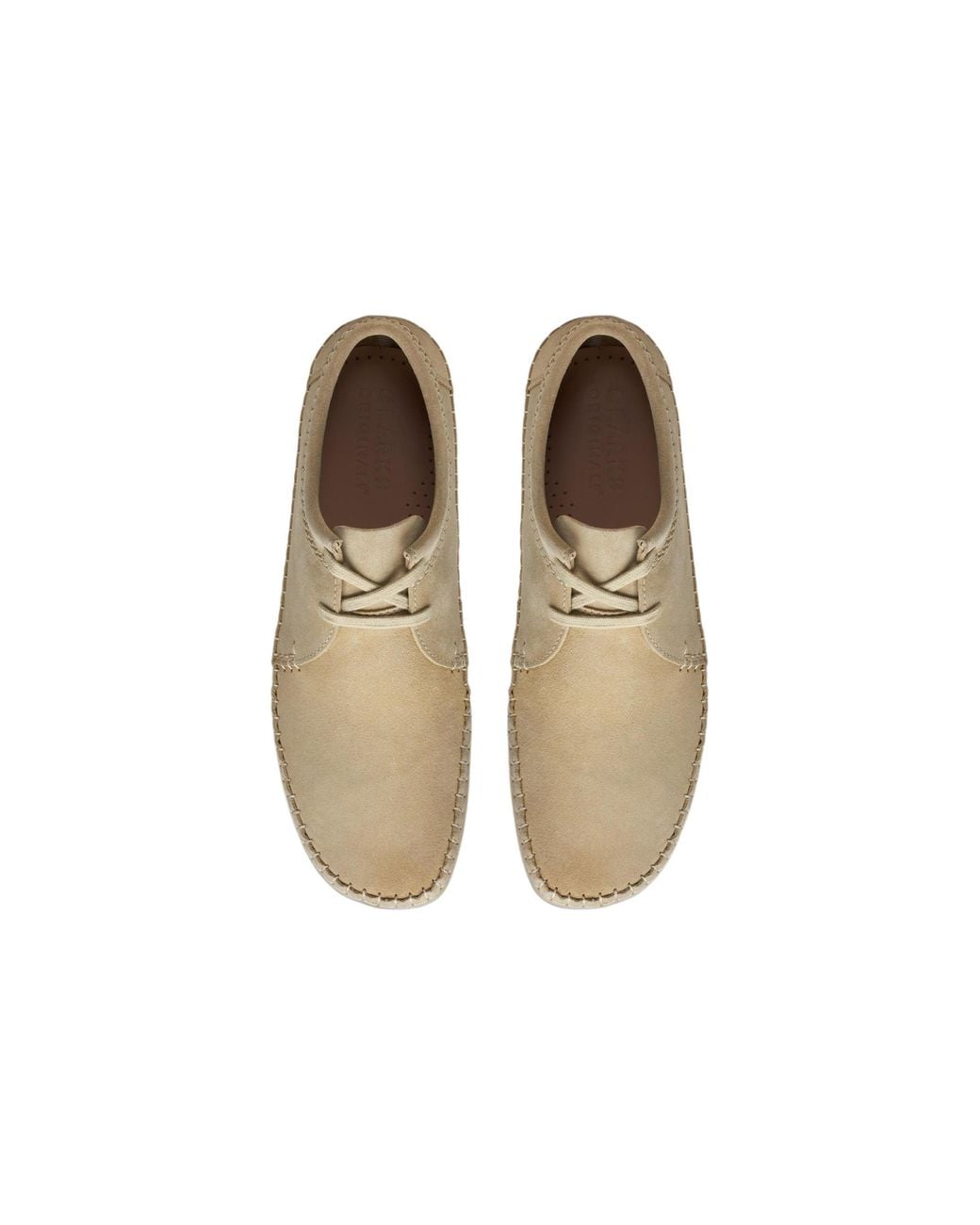 Clarks Natural Weaver Suede 'Maple' for men