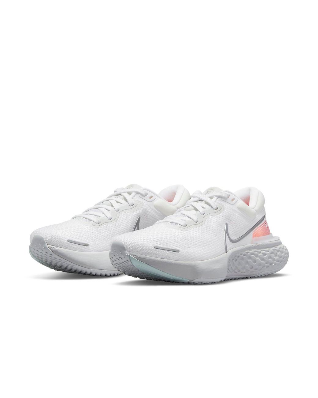 Nike White Zoomx Invincible Run Flyknit Metallic' for men