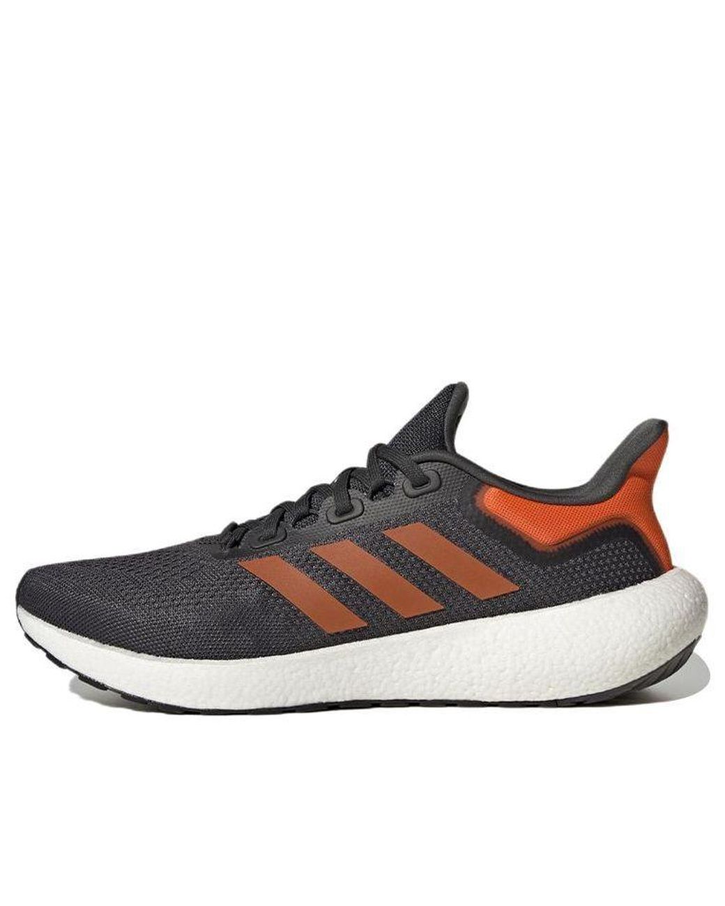 adidas Pure Boost 22 Shoes 'carbon / Impact Orange' in Blue for Men | Lyst