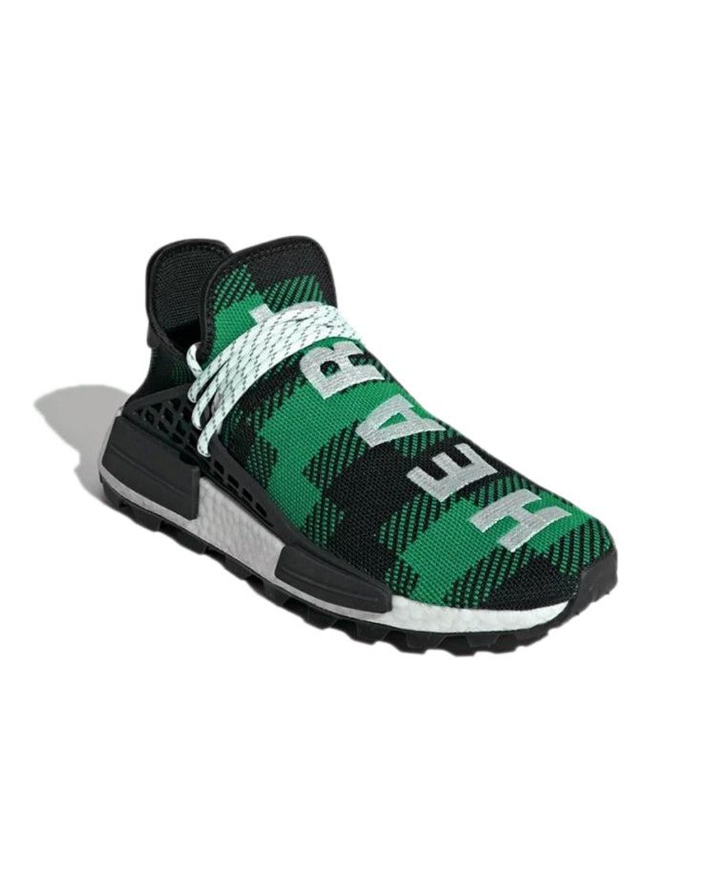 Adidas Green X Pharrell X Billionaire Boys Club Nmd Hu Trail Plaid' for men