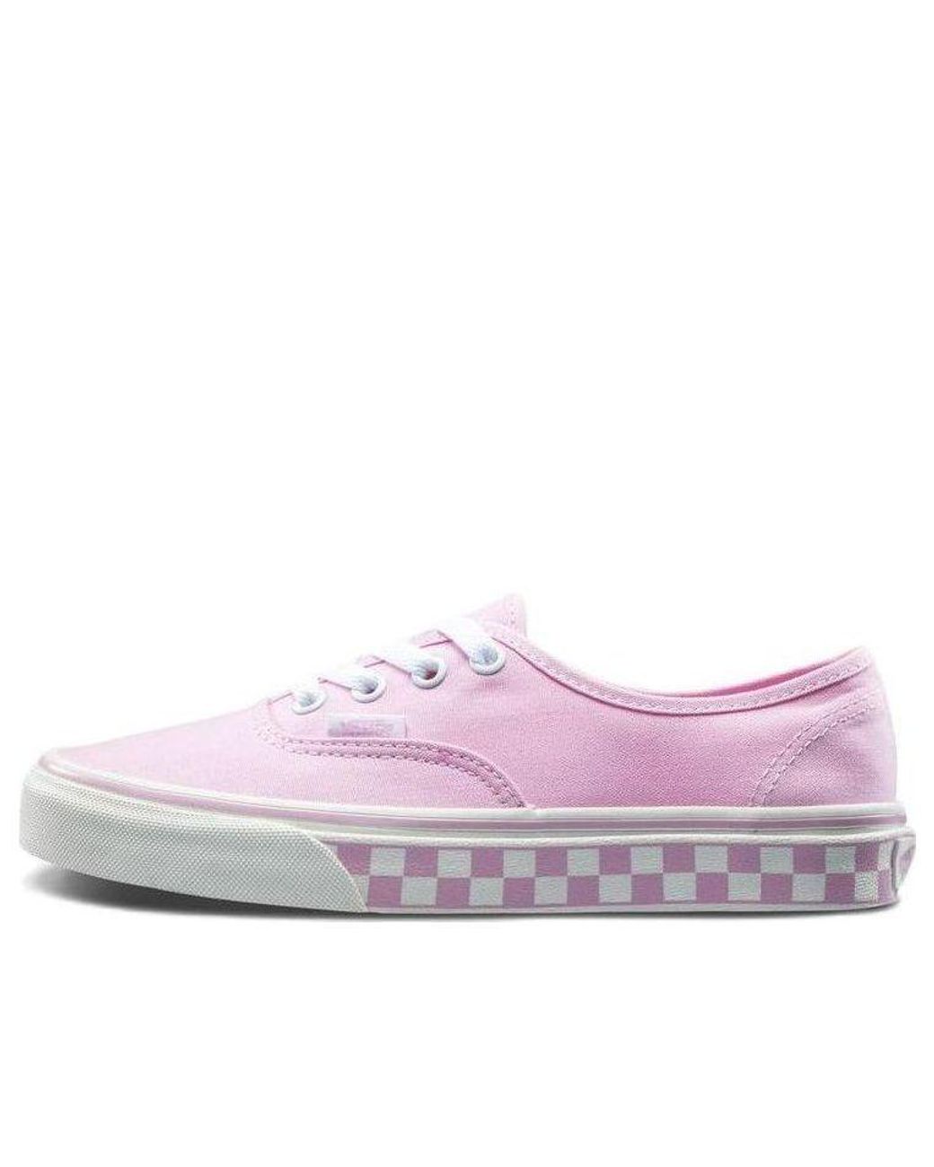 Vans Pink Authentic 'Checkerboard for men