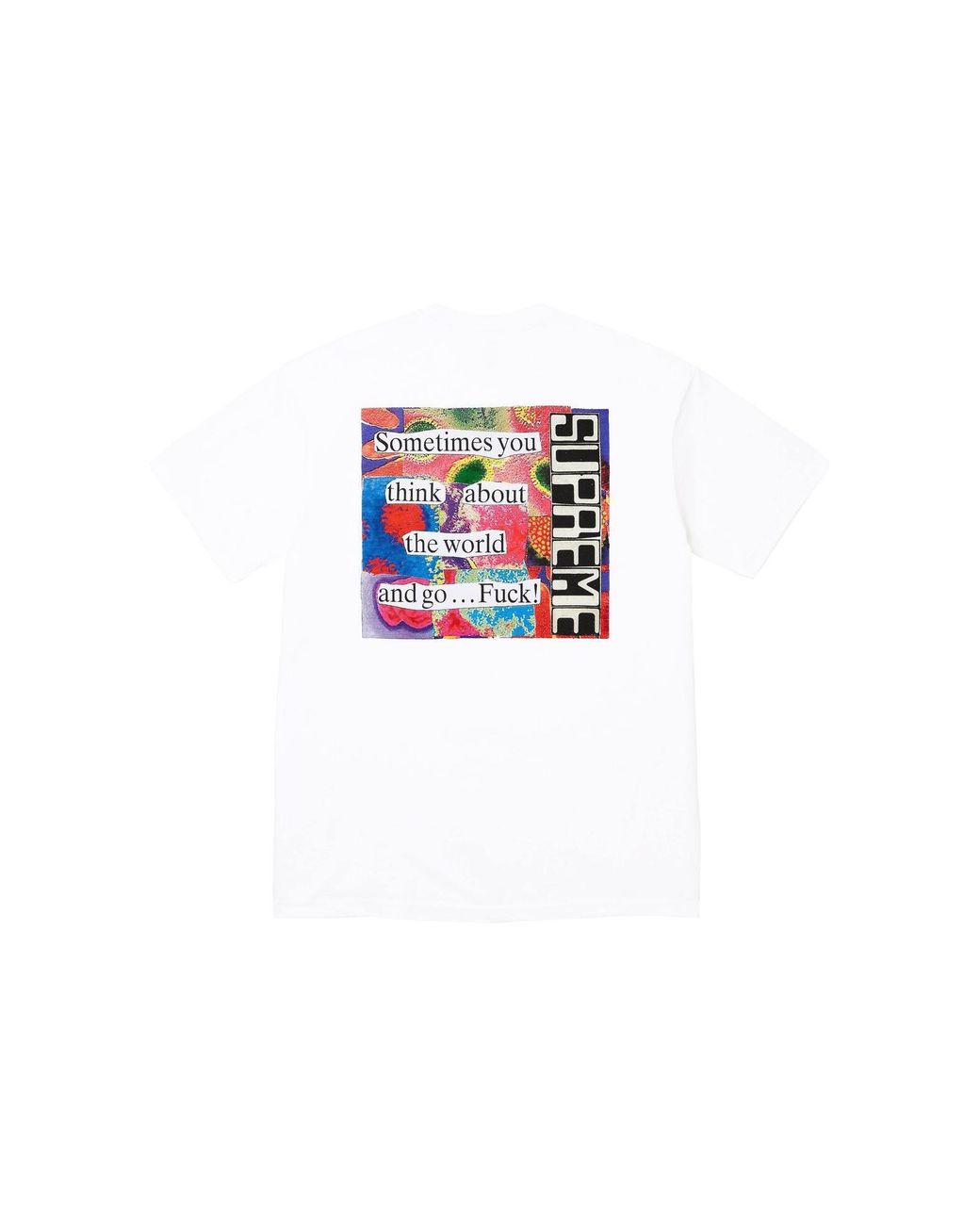 Supreme White Fw23 Week7 Static T-Shirt for men
