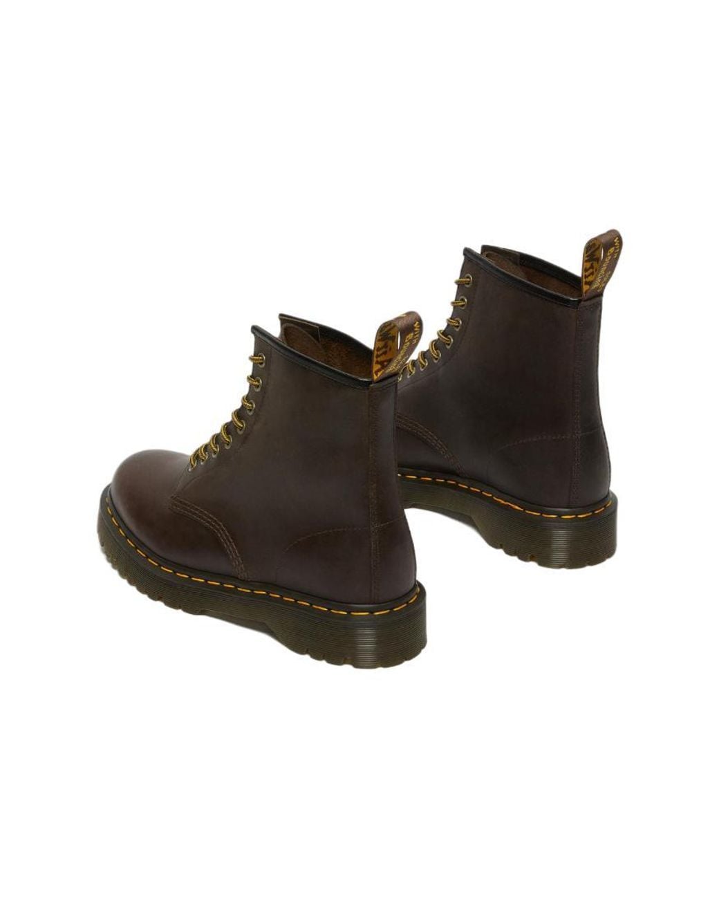 Dr. Martens 1460 Bex Crazy Horse Leather Lace Up Boots 'Dark' in