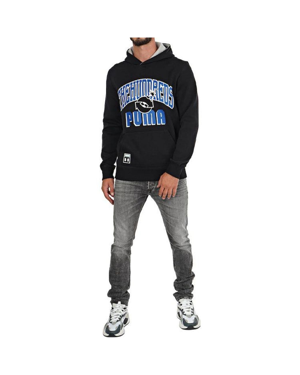 PUMA Blue X The Hundreds Reversible Hoodie for men