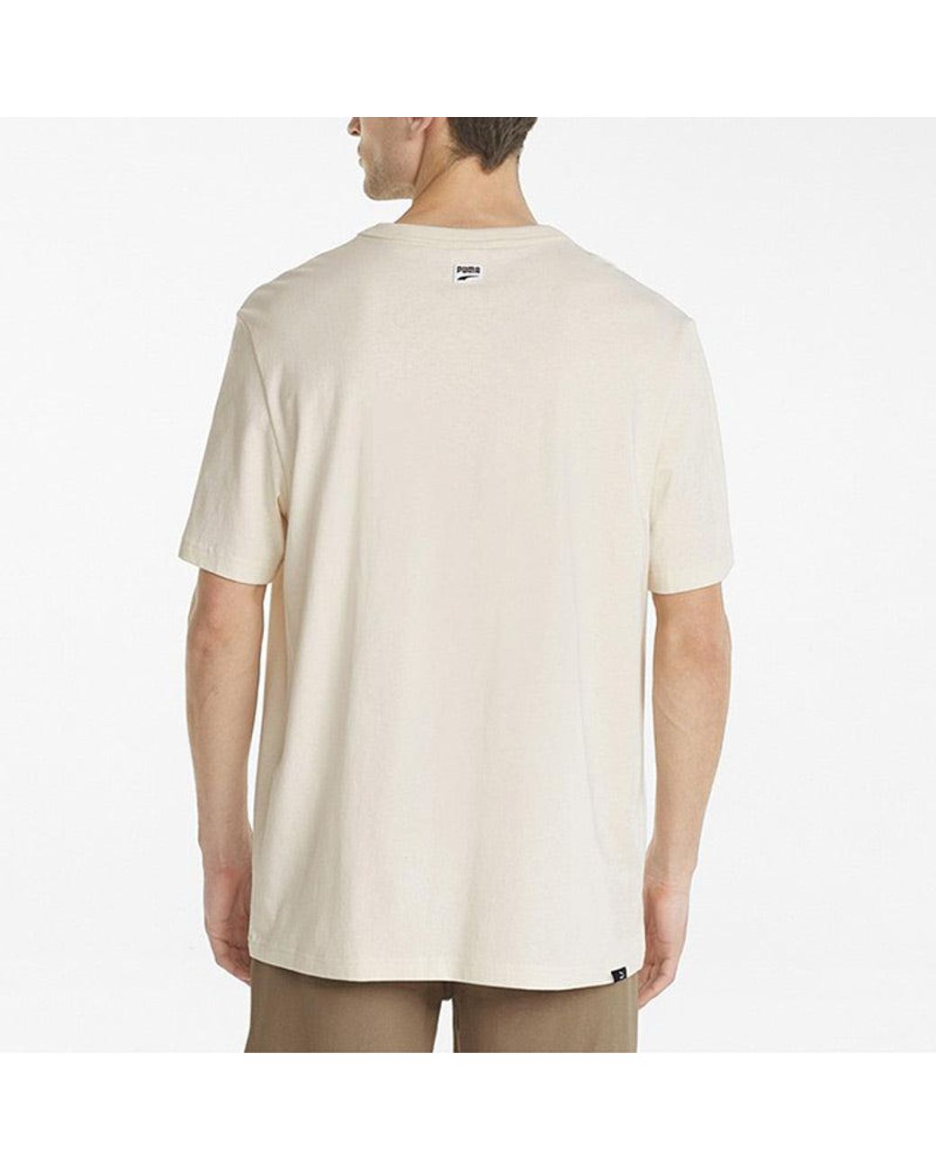 PUMA Natural Downtown Logo Tee for men