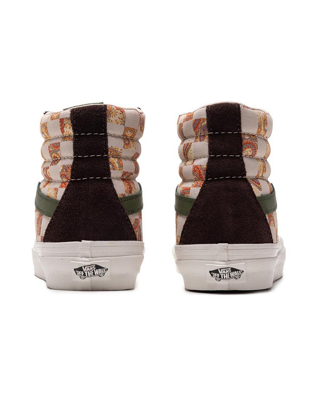 Vans Brown Sk8-Hi 38 Dx 'Bricolage Check'