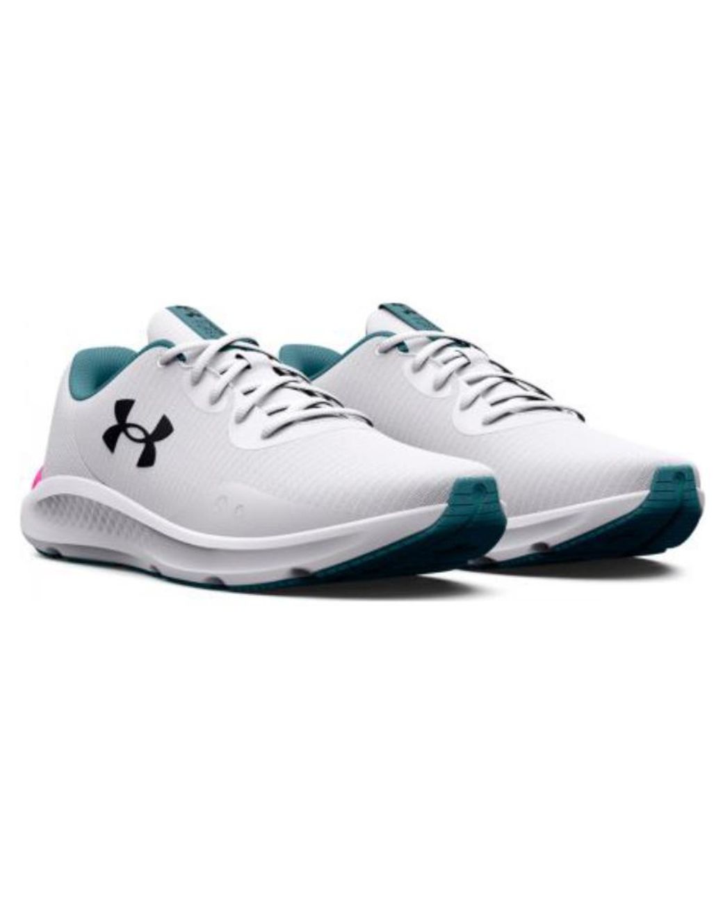 Under Armour White (Wmns) Charged Pursuit 3 Tech Aqua'