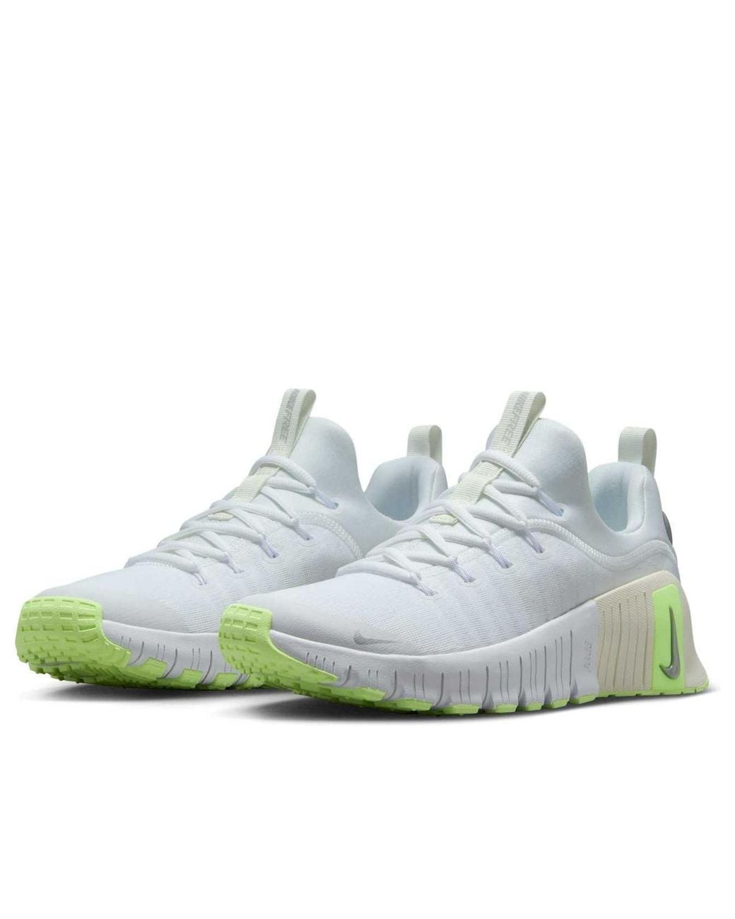 Nike White (Wmns) Free Metcon 6 Metallic Barely Volt'