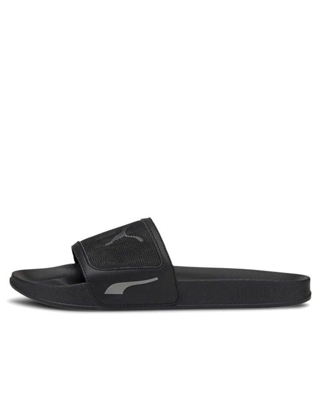 PUMA Black Leadcat Ftr Mono Slippers for men