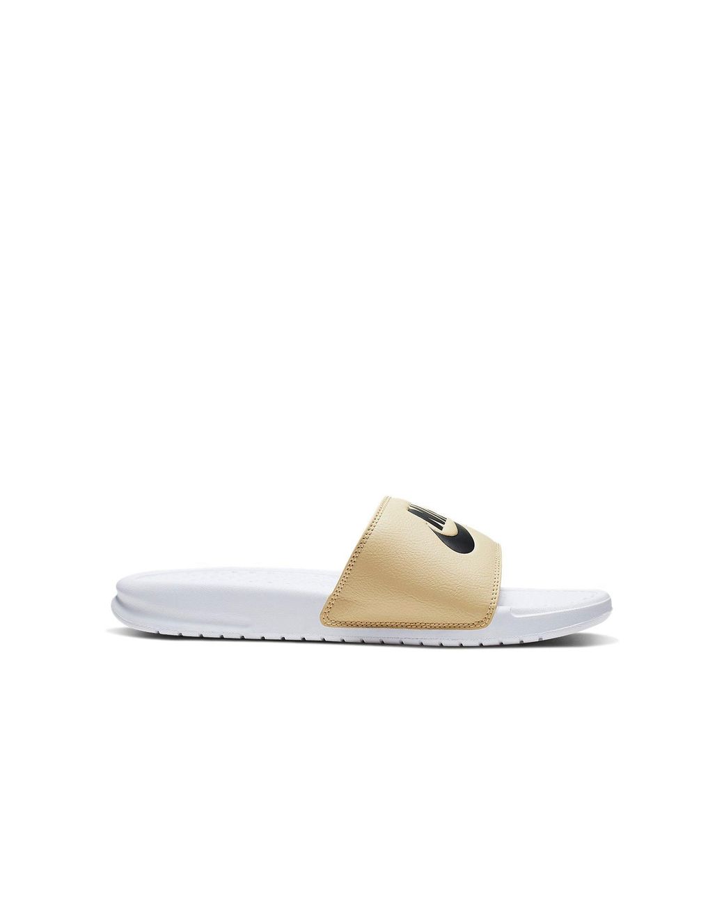 Nike White Benassi Jdi Slide Team' for men