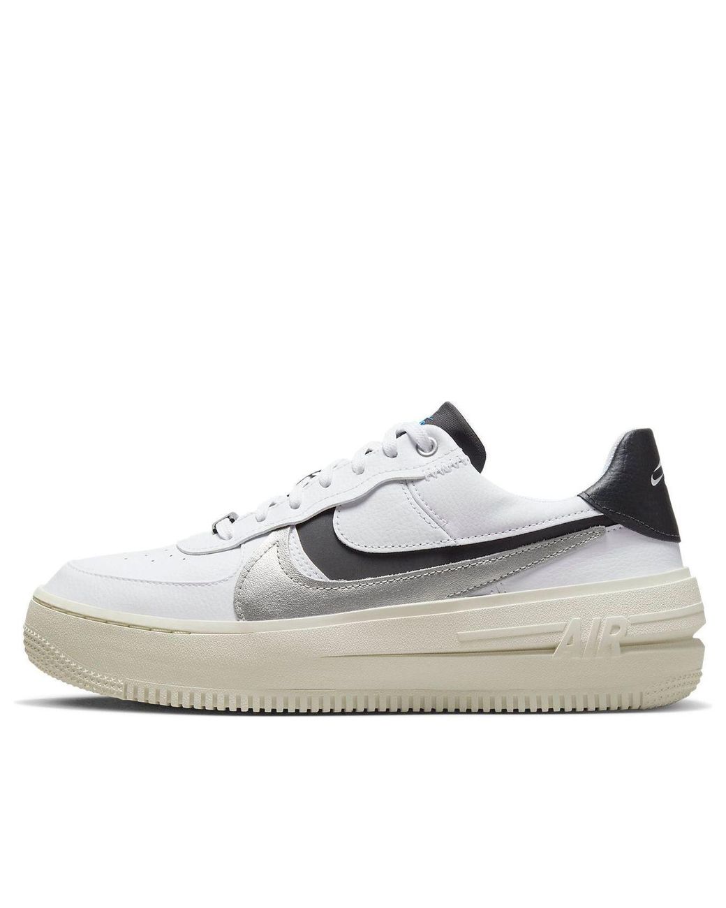 Nike White (Wmns) Air Force 1 Plt.Af.Orm Lv8 Metallic'