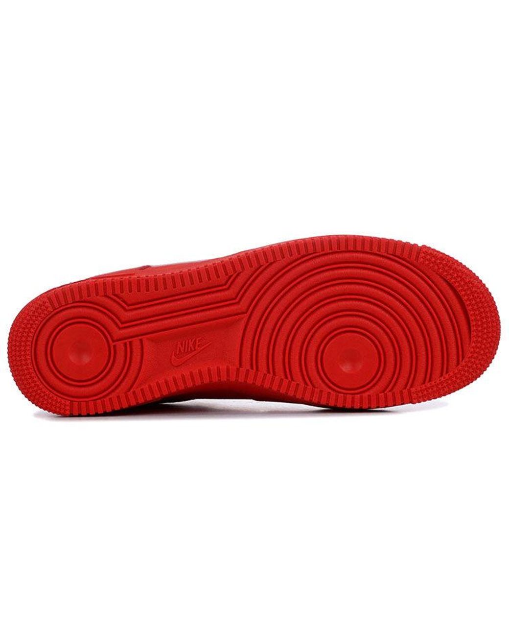 Nike Red Air Force 1 '07 Lv8 'Overbranding' for men