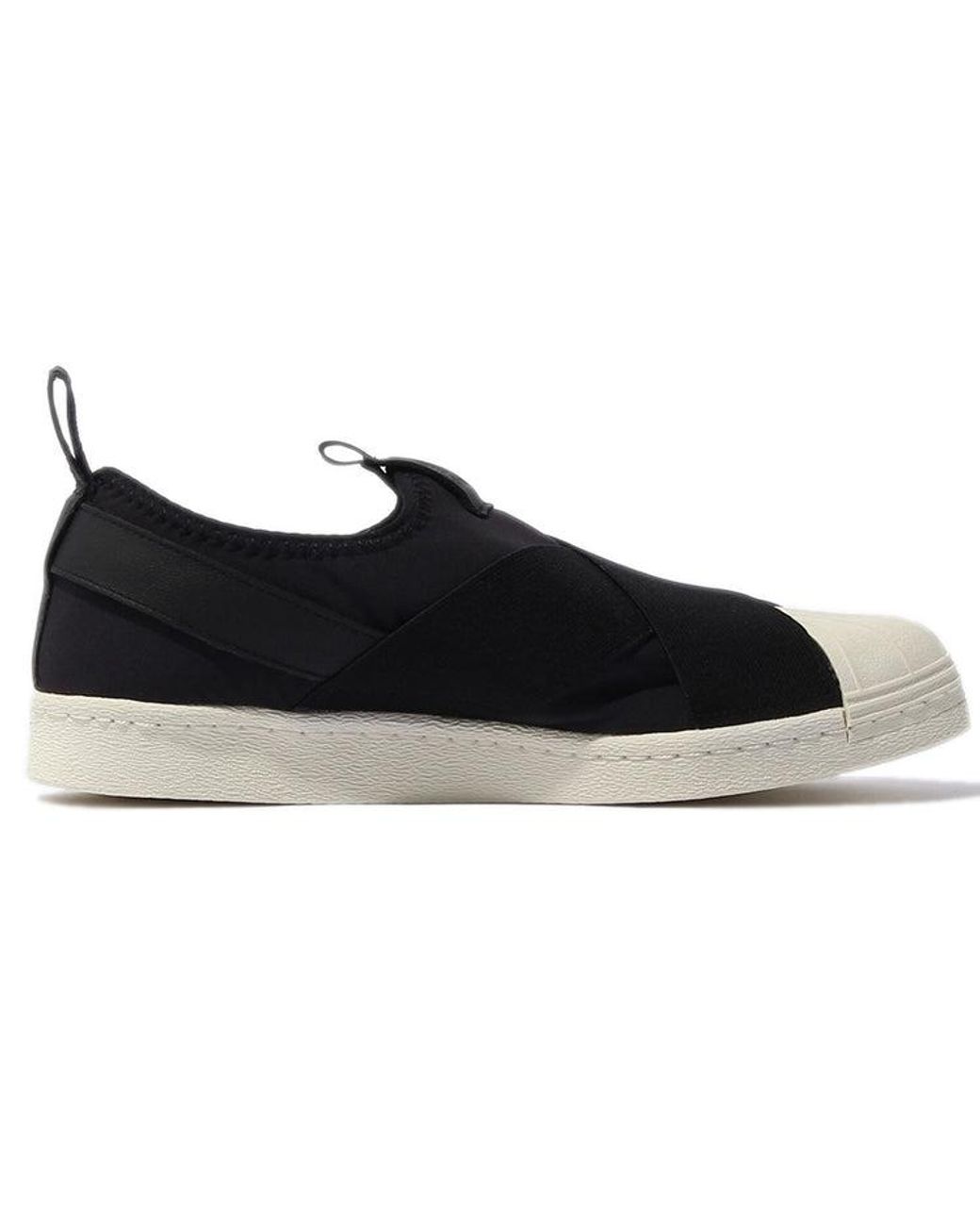 Adidas Black Ss Slipon Fleece Cream' for men