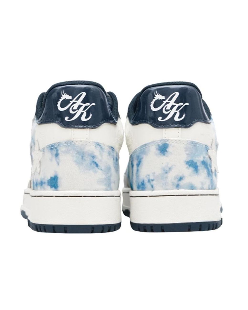 KAALIXTO Blue Skateboarding Low 'Azure Dragon' for men