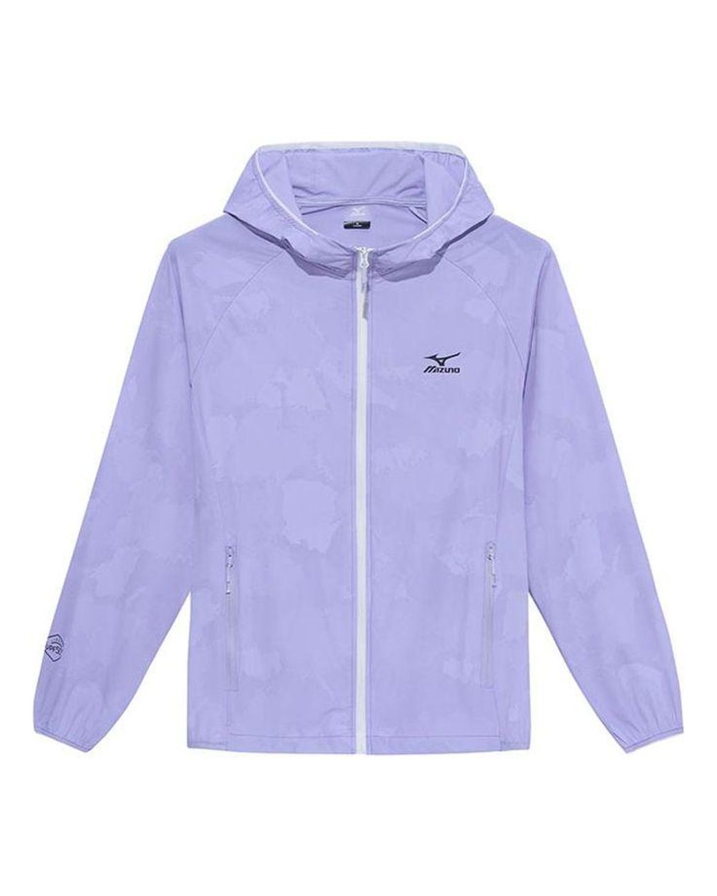 Mizuno Purple Upf50+Logo Outdoor Jacket for men