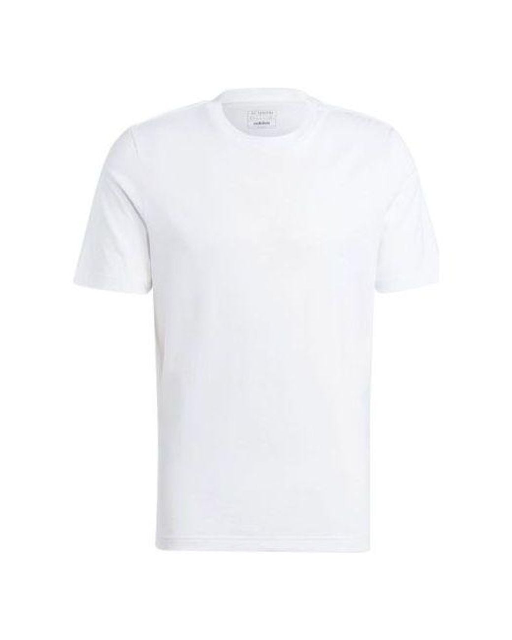 Adidas White Sportswear City Escape Split-Hem T-Shirt for men