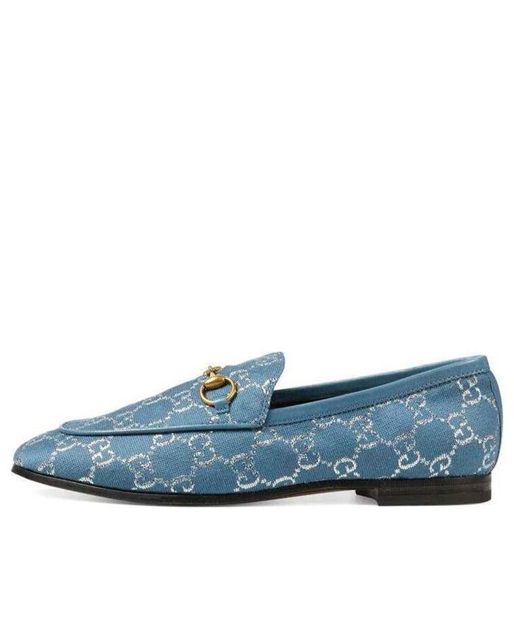 Gucci Blue (Wmns) Jordaan Loafers