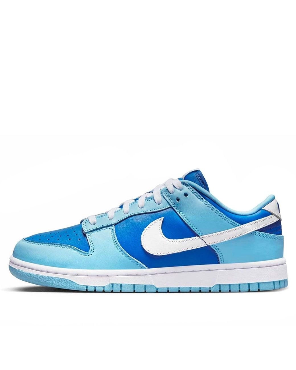 Nike Men's Blue Dunk Low Retro Qs Shoes
