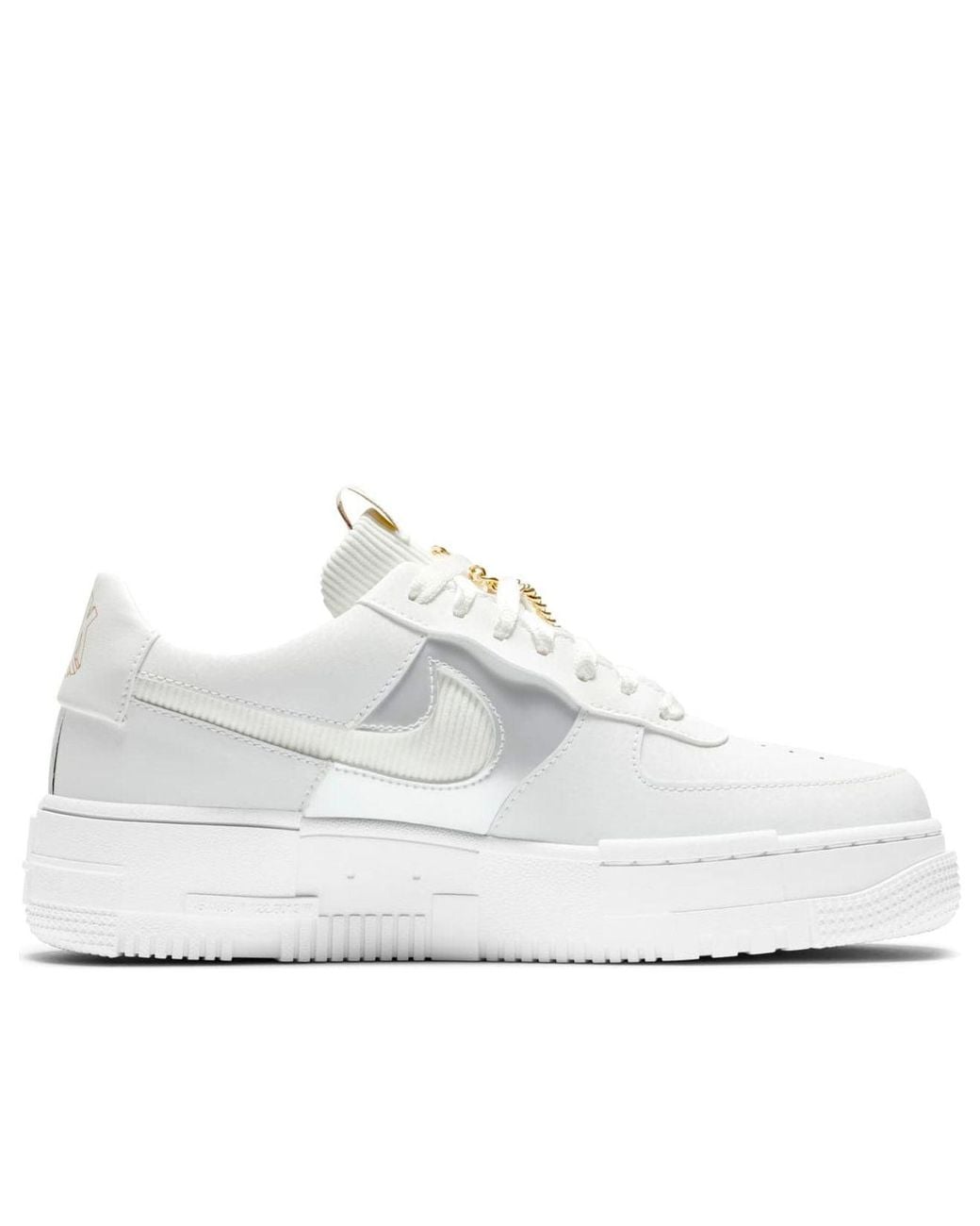 Nike White (Wmns) Air Force 1 Pixel Chain'