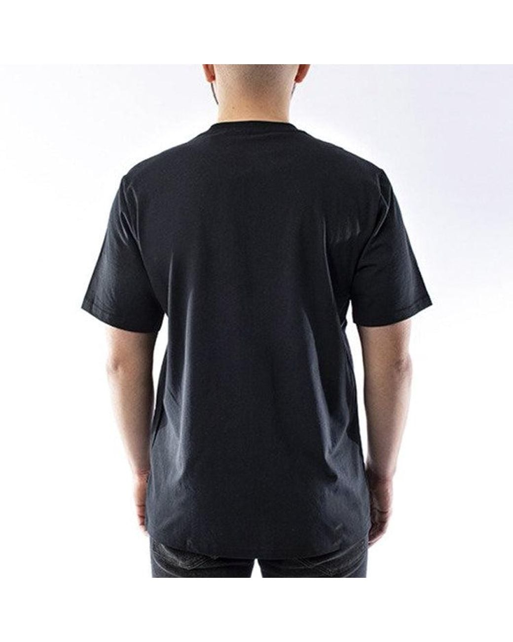 Converse Black Alphabet Logo Printing Round Neck Short Sleeve for men