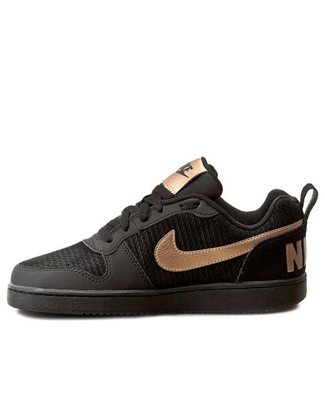 Nike Black (Wmns) Court Borough Low/Golden