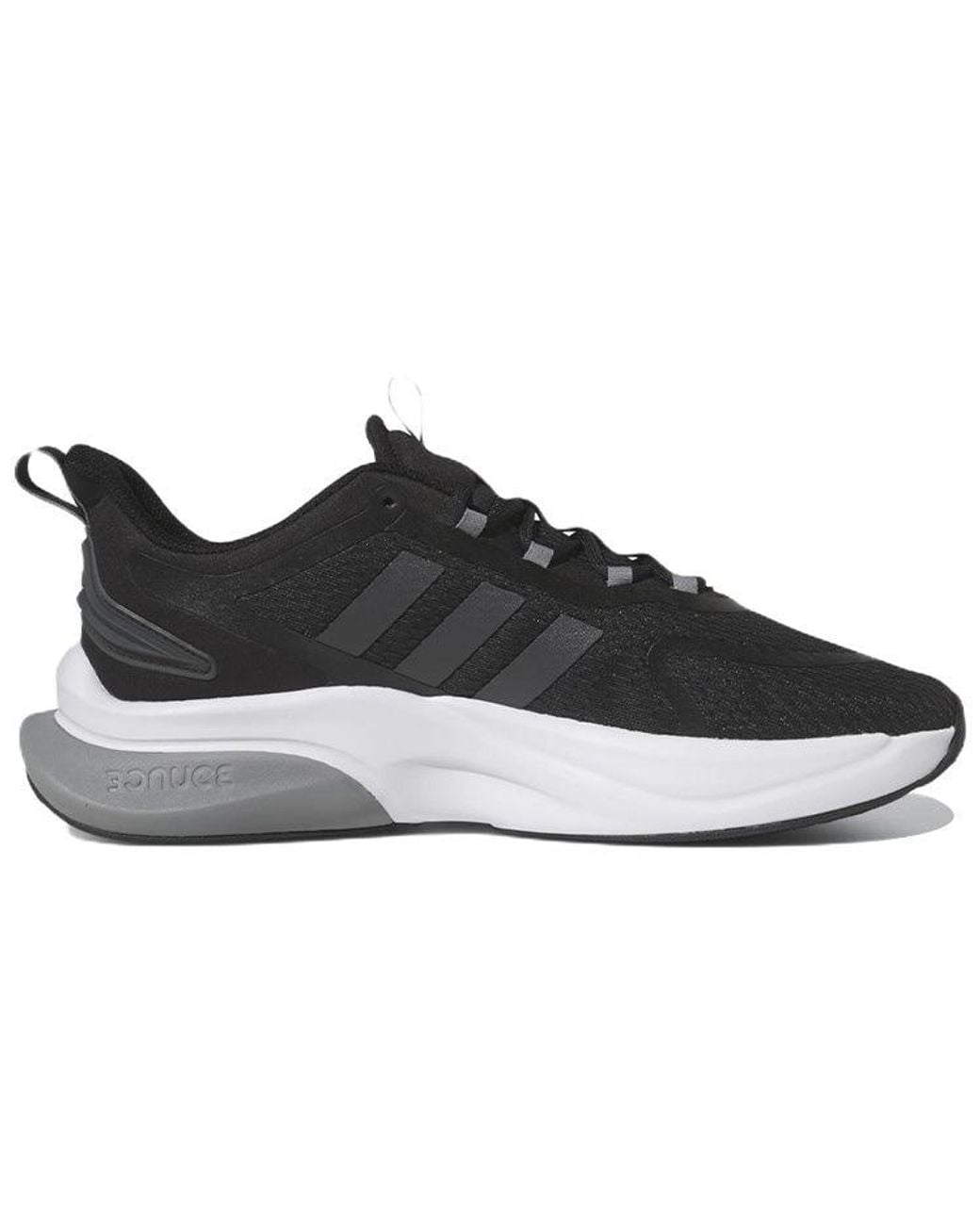 Adidas Black Alphabounce+ Bounce "Core Carbon Three" Hp6144" for men