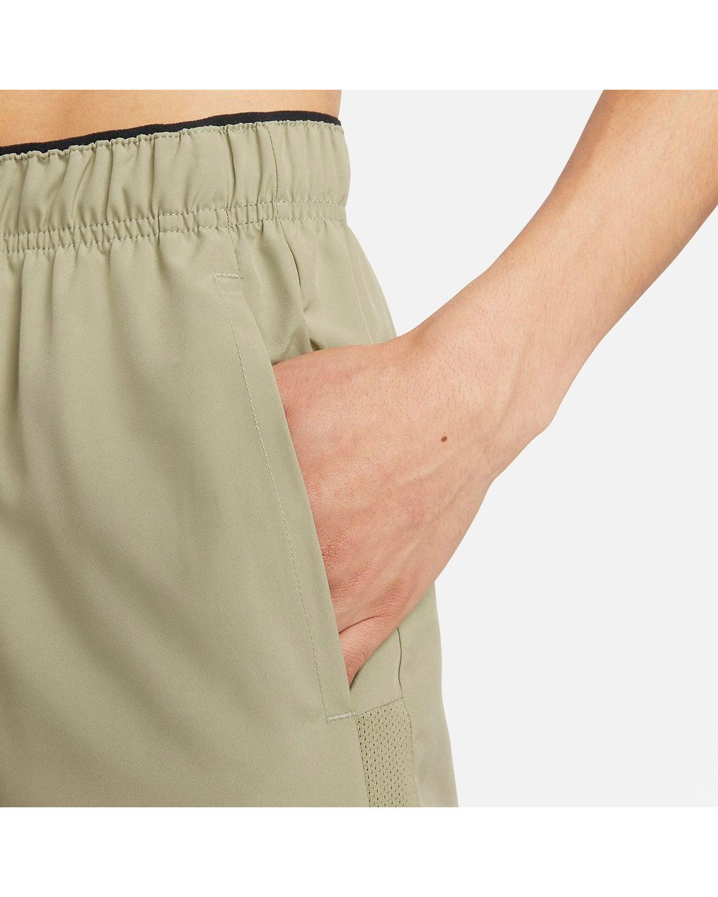 Nike Green Dri-Fit Challenger Running Shorts for men
