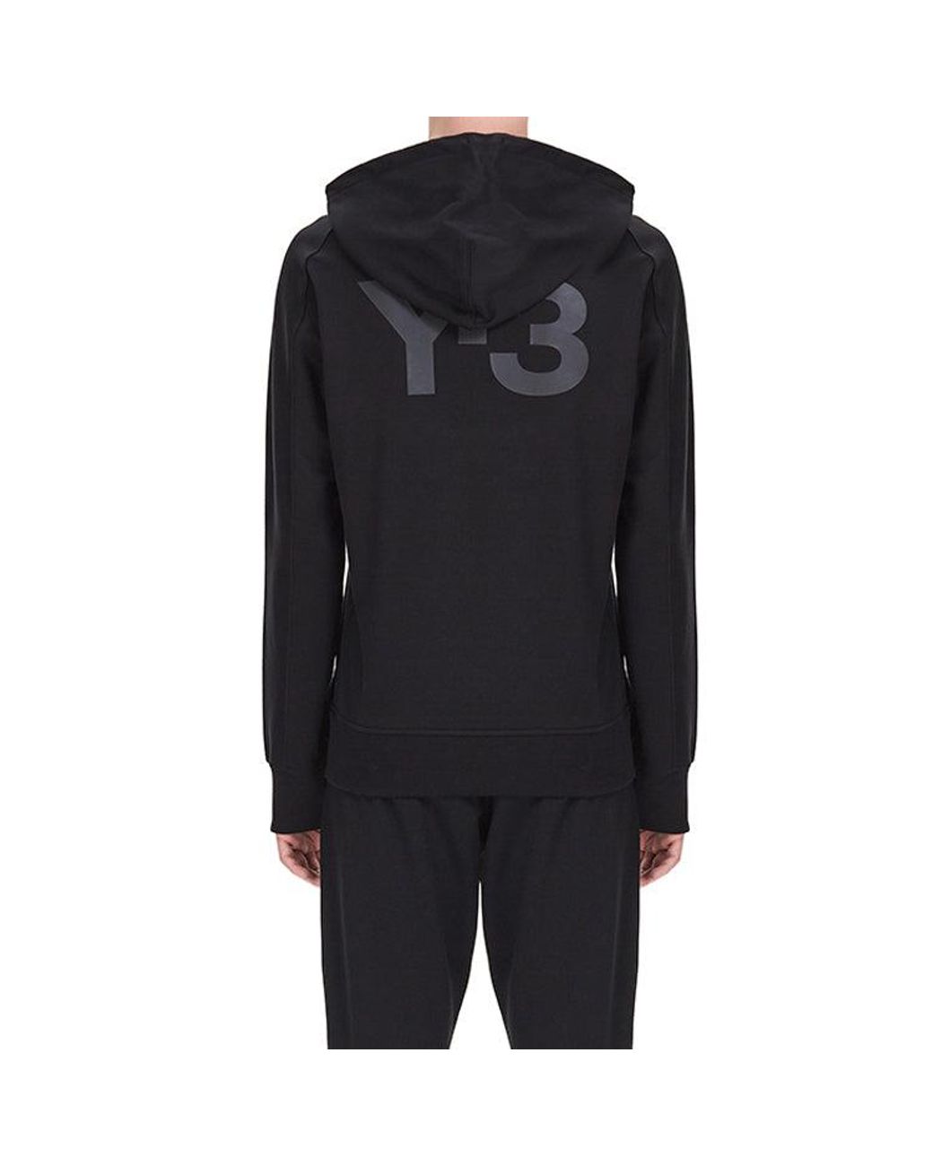 Adidas Black Y-3 Classic Back Large Logo Solid Color Casual for men