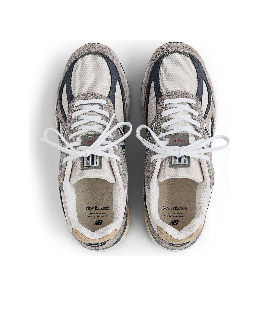 New Balance White 990V4 Made for men