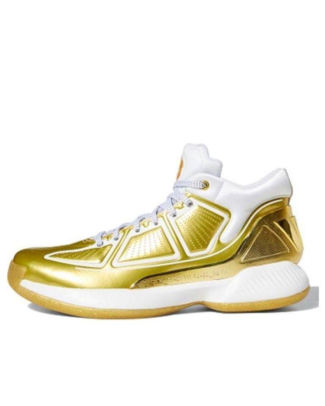 Adidas Yellow D Rose 'Metallic' for men