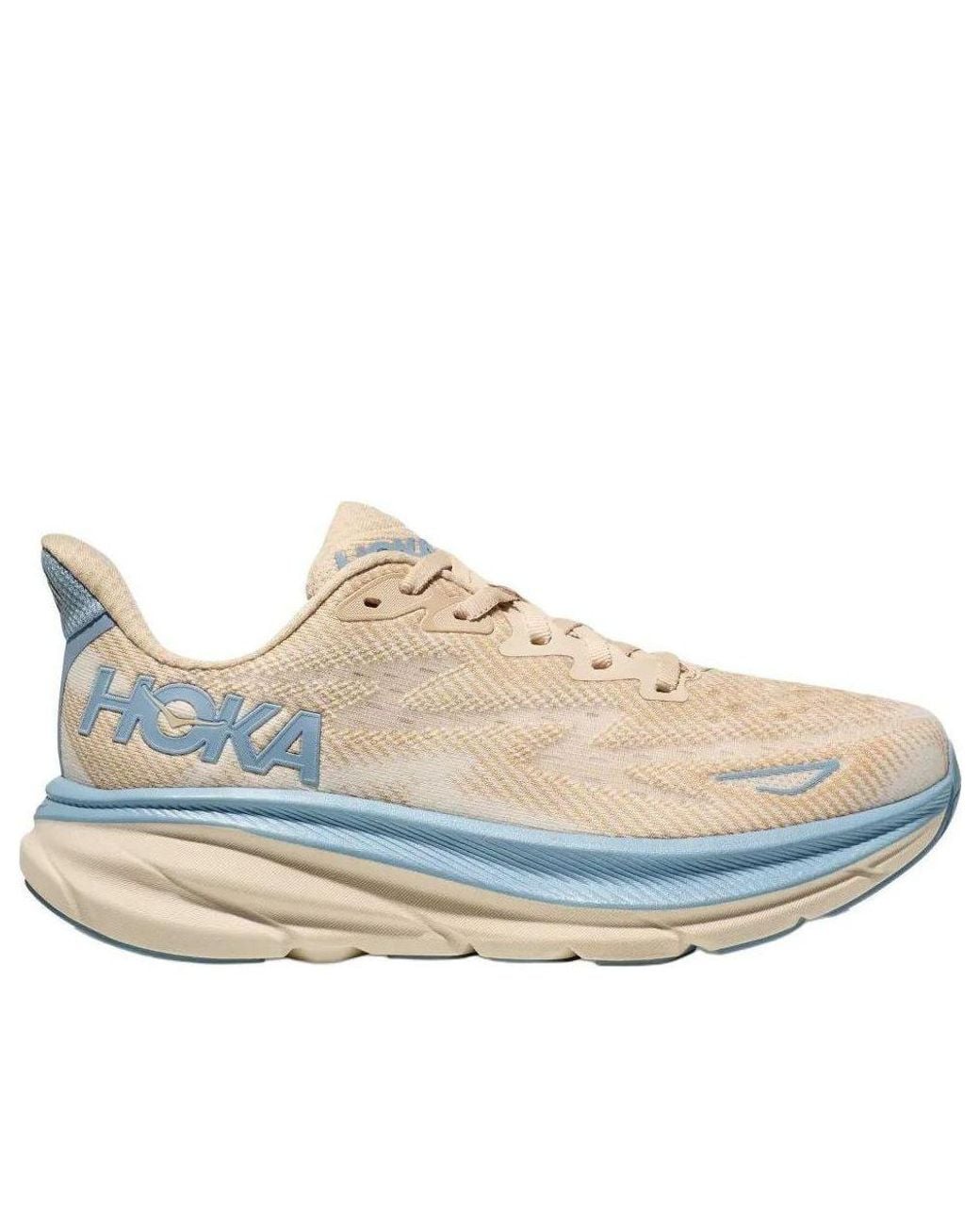 Hoka One One White (Wmns) Clifton 9 'Oak Alabaster'