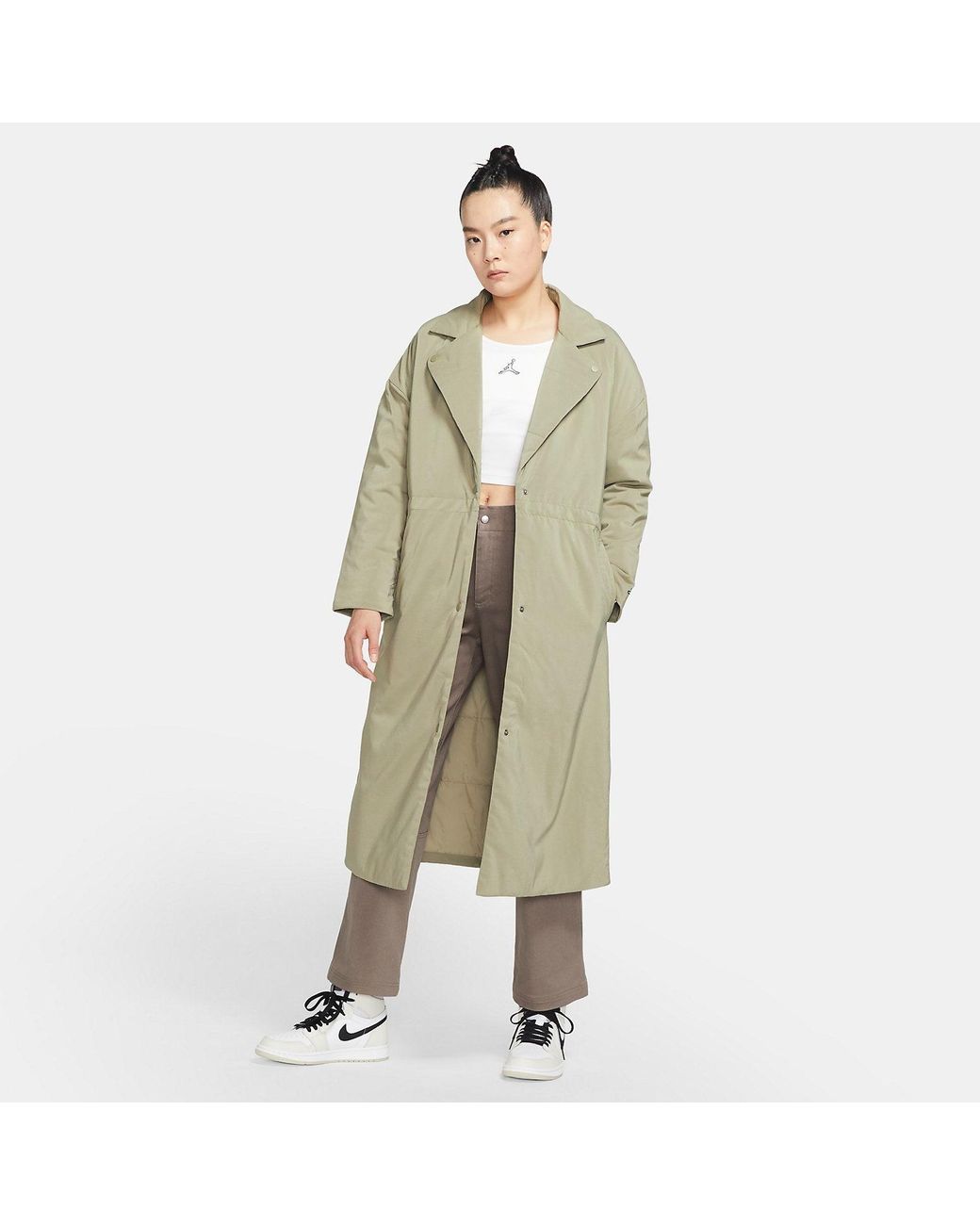 Nike Green (Wmns) Flight Trench Coat 'Matte'