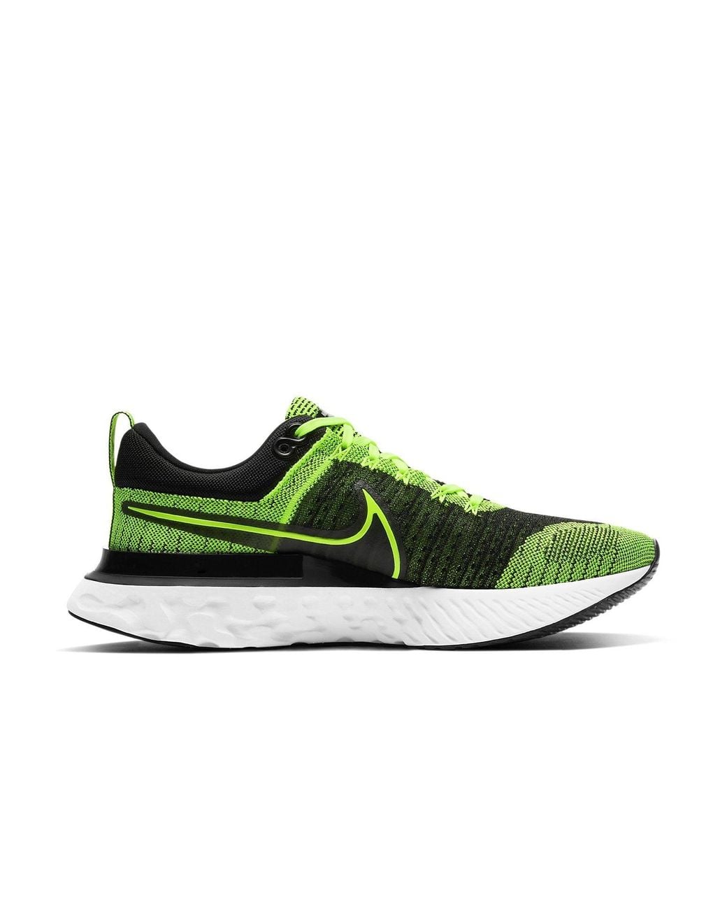 Nike Green React Infinity Run Flyknit 2 'Volt' for men