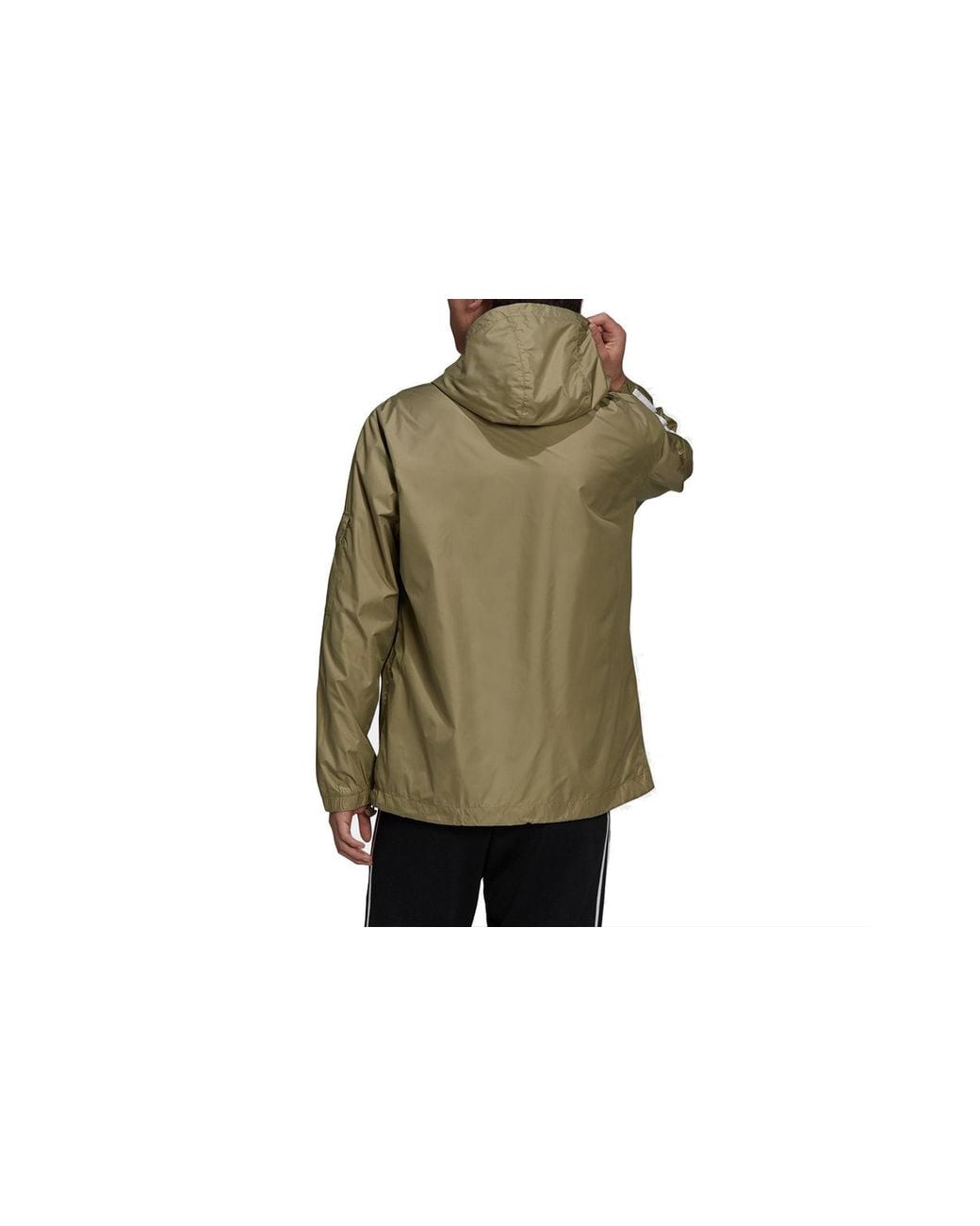 Adidas Green Originals 3-Stripes Wb Hooded Track Jacket for men
