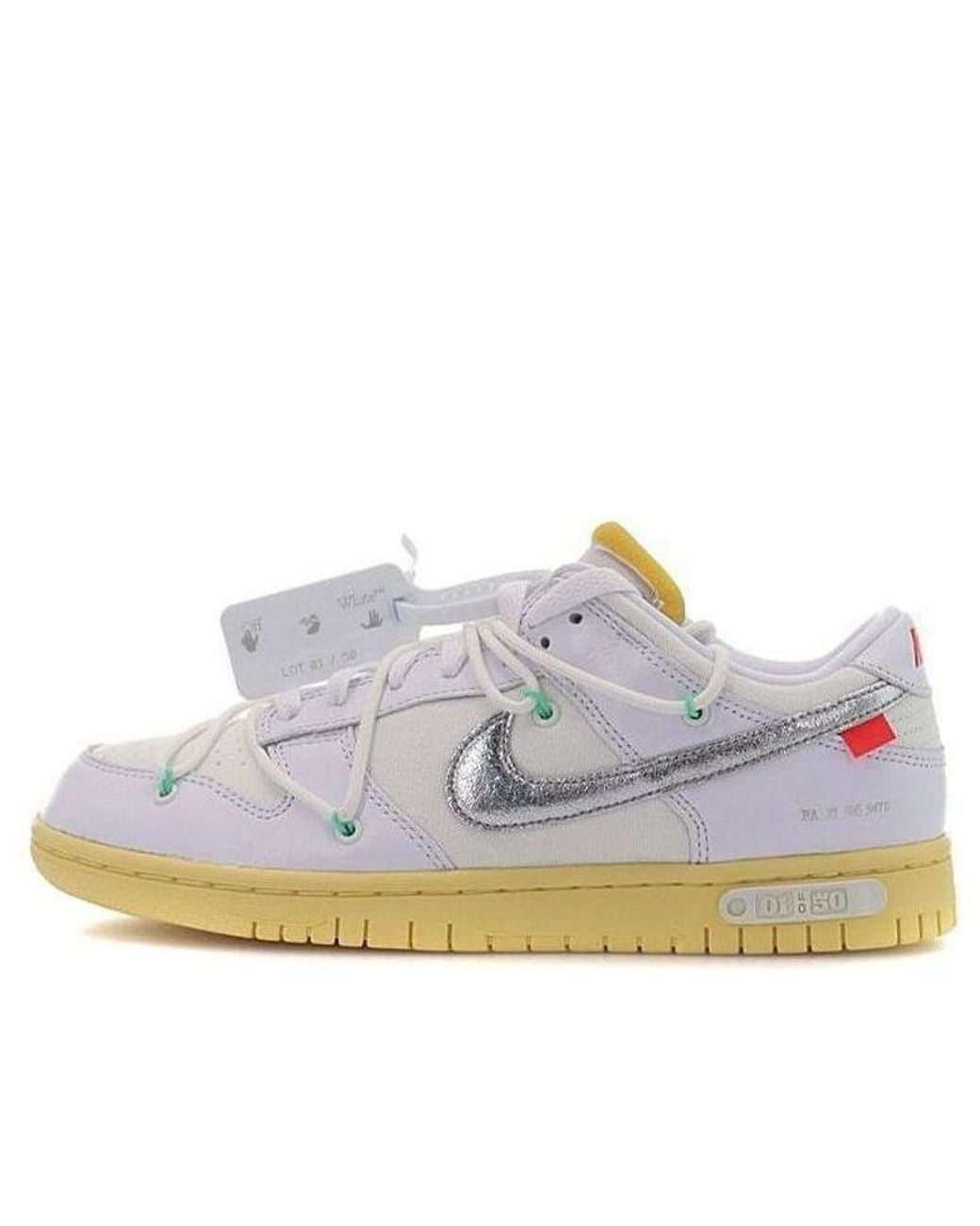 Nike Blue X Off- Dunk Low 'Lot 01 Of 50' for men