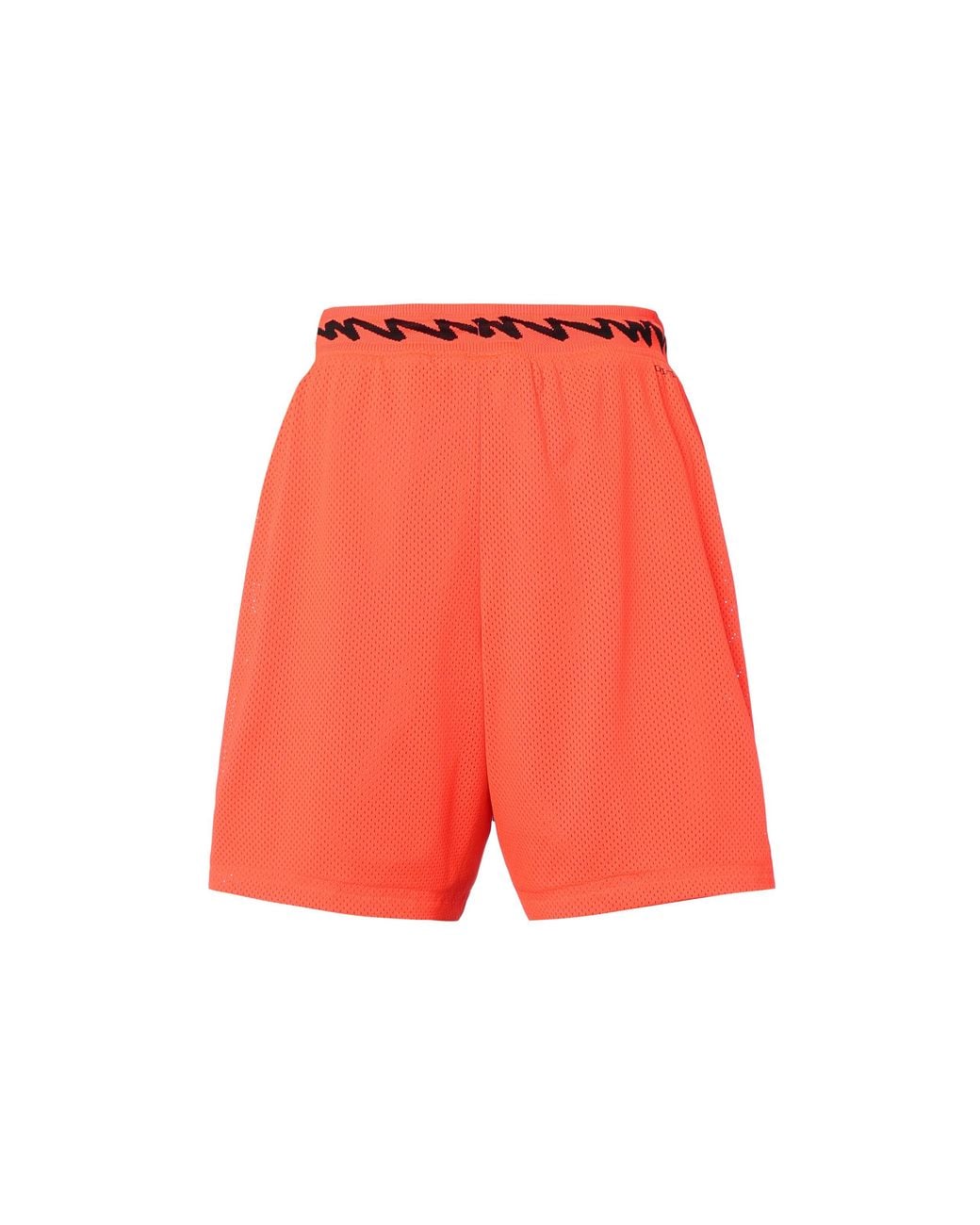 Nike Orange Dri-Fit Zion Mesh Basketball Sports Alphabet Printing Quick Dry Breathable Shorts for men