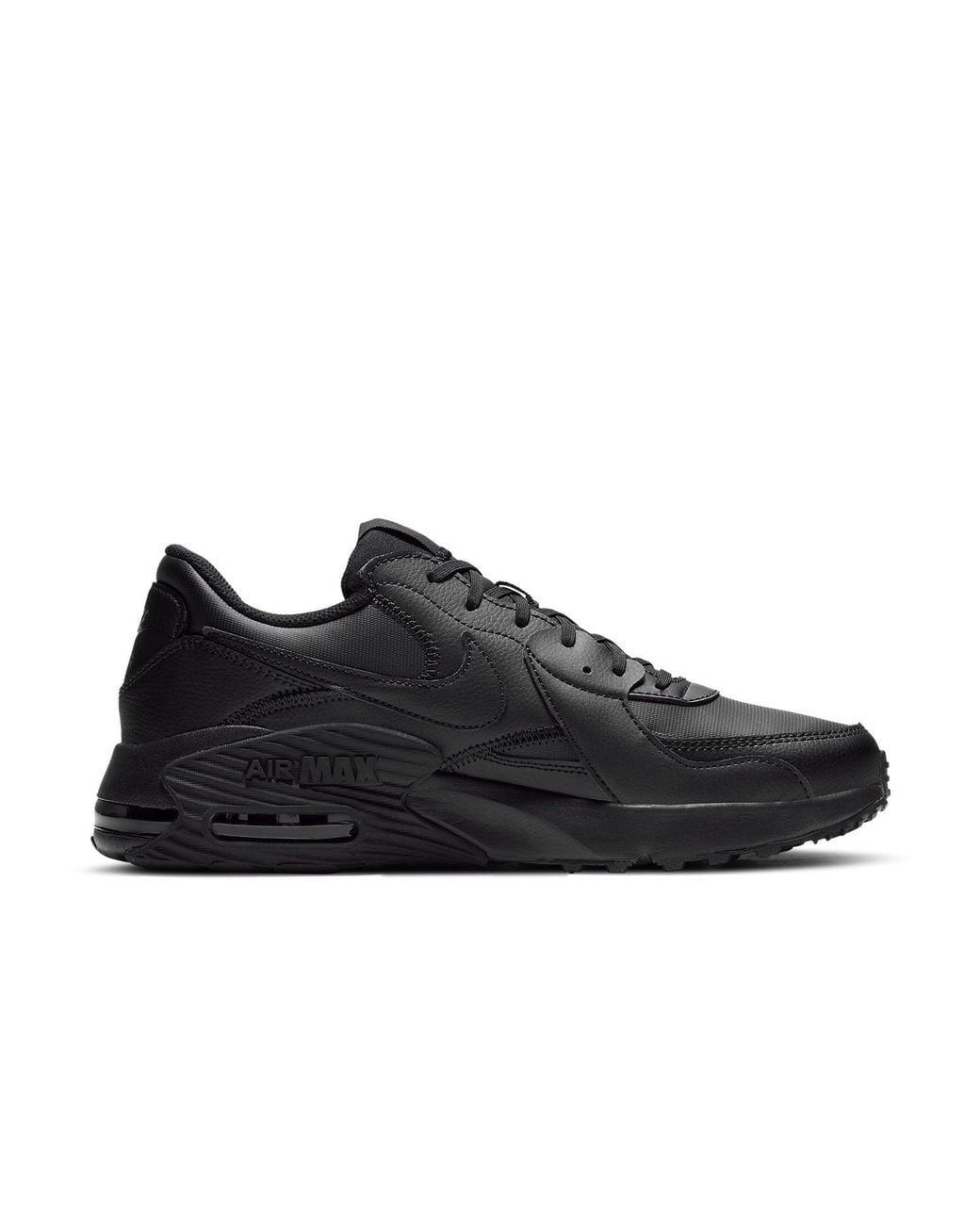 Nike Black Air Max Excee Leather 'Triple' for men