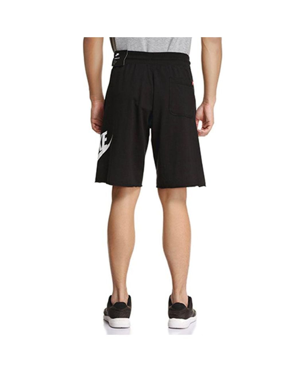 Nike Black Sportswear Ft Gx Short Knitting Sports Short for men