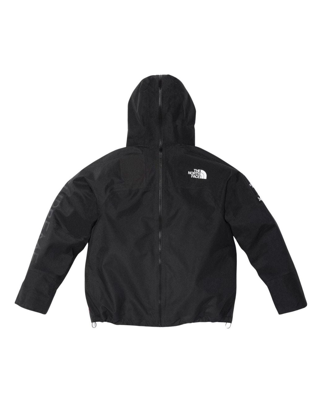 Supreme Black X The North Face Split Taped Seam Shell Jacket for men