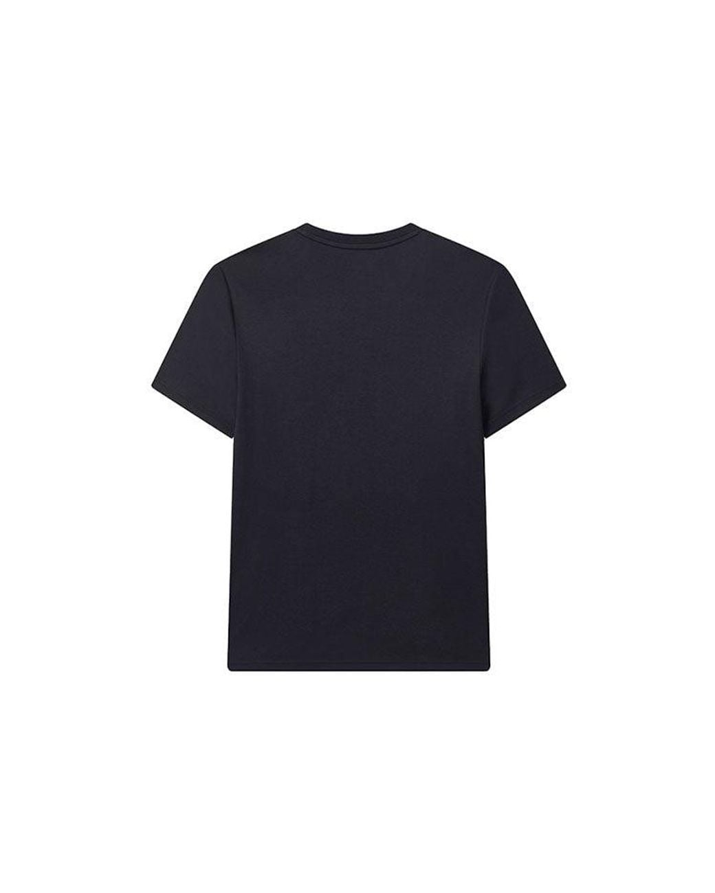 Fila Blue Alphabet Knit Round Neck Casual Sports Short Sleeve for men