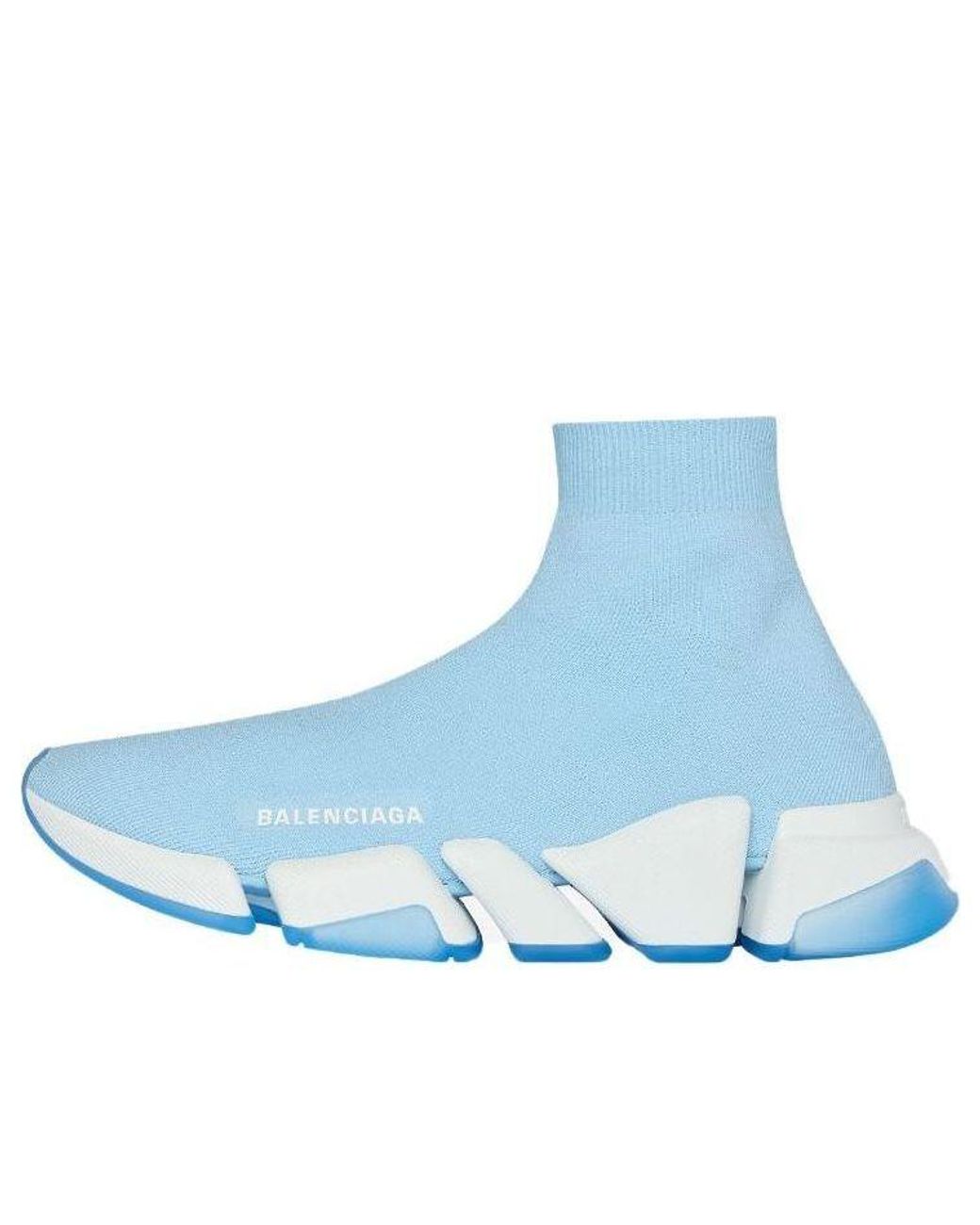 Balenciaga Blue (Wmns) Speed 2.0 Trainers 'Rib-Knit'