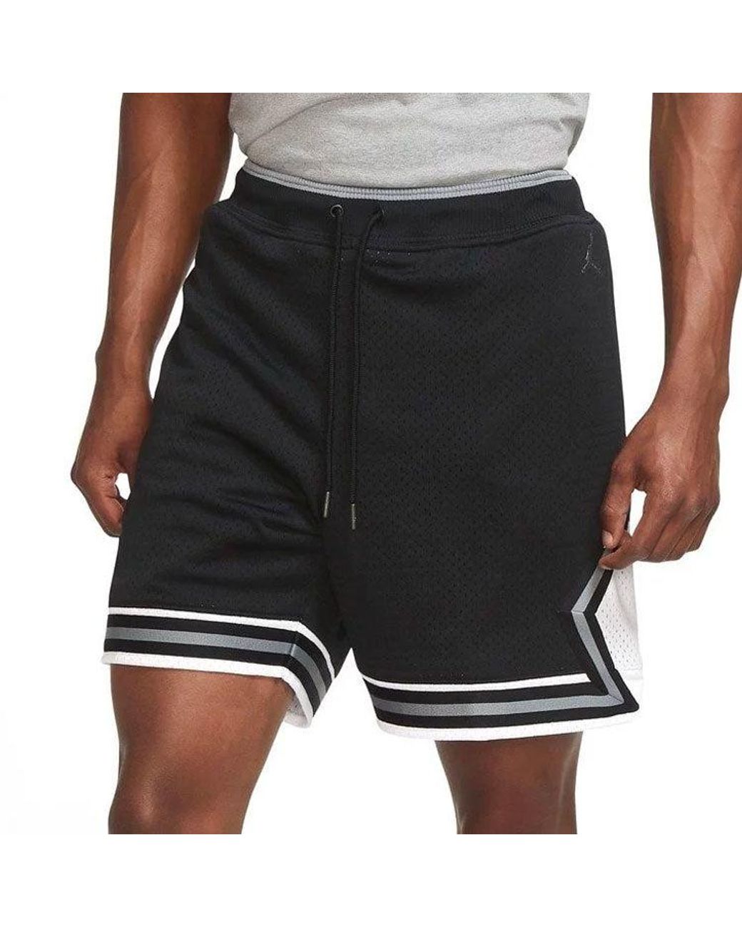 Nike Blue Essential Statement Splicing Stripe Basketball Sports Short Pant for men