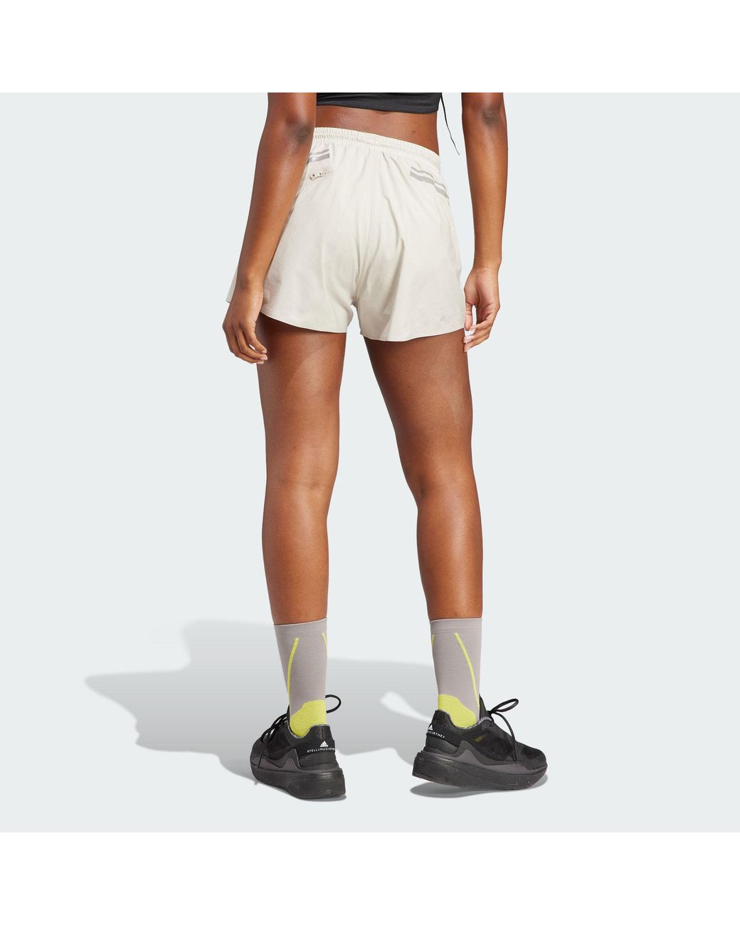 Adidas White (Wmns) By Stella Mccartney Truepace Running Shorts
