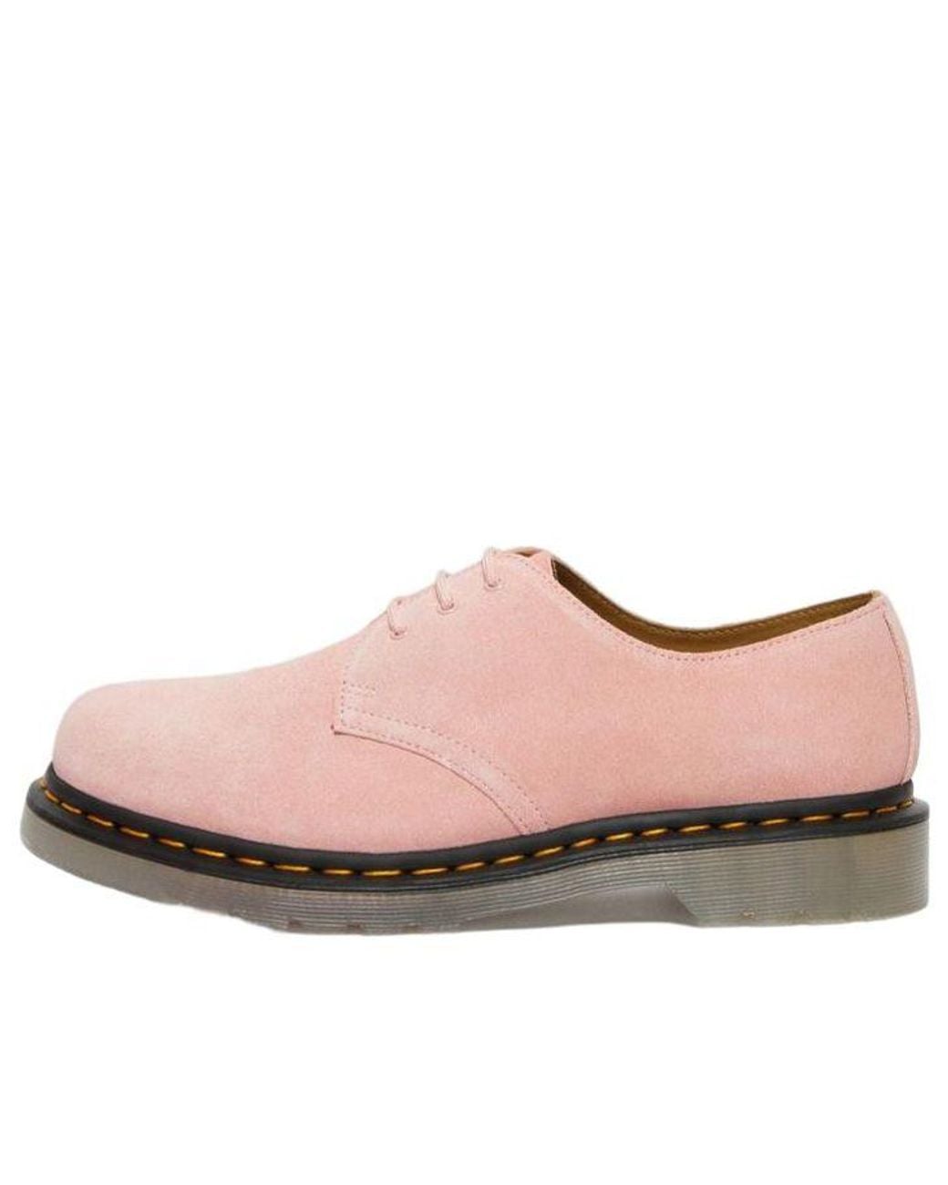 Dr. Martens Pink 1461 Lced Suede for men